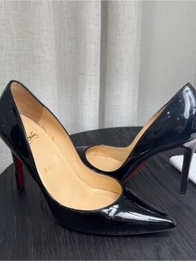 Christian Louboutin Pigalle 85 Pumps Patent Black 37